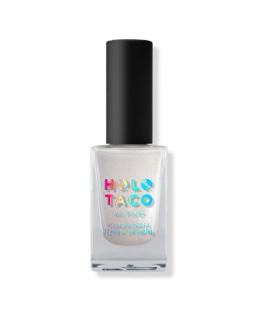 Holo Taco Specialty Nail Polish Milky White Shimmer