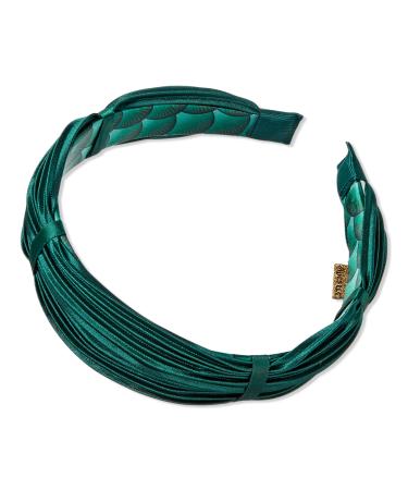 Scünci Wicked Emerald City Pleated Headband