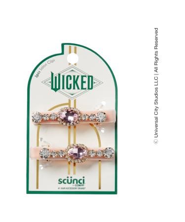 Discover ScÃ¼nci Wicked Pink Velvet-Wrapped Salon Clips With Stones 2 ct - Elevate Your Style Instantly! - Buy Online on GoSupps.com