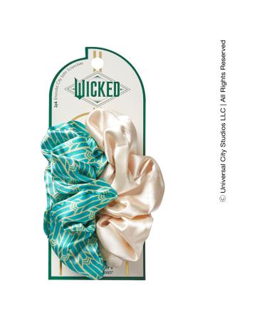 Discover ScÃ¼nci Wicked Emerald City Satin Scrunchies 2 ct - Elevate Your Style Instantly! - Buy Online on GoSupps.com