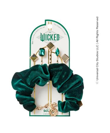 Discover ScÃ¼nci Wicked Emerald City Scrunchie/Hair Pins 6 ct - Elevate Your Style Instantly! - Buy Online on GoSupps.com