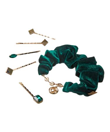 Discover ScÃ¼nci Wicked Emerald City Scrunchie/Hair Pins 6 ct - Elevate Your Style Instantly! - Buy Online on GoSupps.com