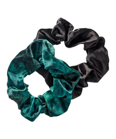 ScÃ¼nci Wicked Elphaba Satin Scrunchies 2 ct - Transform Your Style with the Best Innovation Today! - Buy Online on GoSupps.com