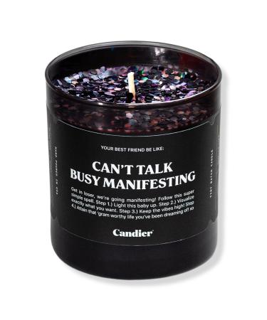 Candier Can't Talk Busy Manifesting Candle 9.0 oz