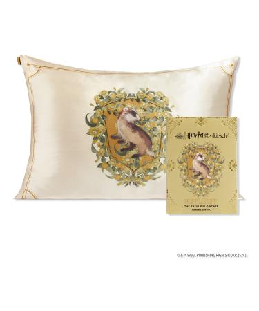 Kitsch Harry Potter x Kitsch Satin Pillowcase Standard Hufflepuff 1 ct