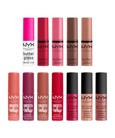 NYX Professional Makeup Limited Edition Home Alone 12 Piece Mini Lip Drum Holiday Gift - Transform Your Style with the Best Innovation Today! - Buy Online on GoSupps.com