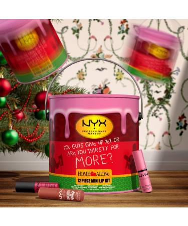 NYX Professional Makeup Limited Edition Home Alone 12 Piece Mini Lip Drum Holiday Gift - Transform Your Style with the Best Innovation Today! - Buy Online on GoSupps.com