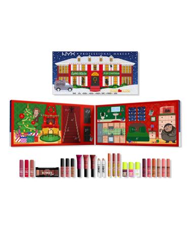 NYX Professional Makeup Limited Edition Home Alone Kevin's House 24 Piece Advent Calendar Holiday Gift