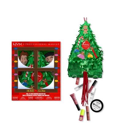 NYX Professional Makeup Limited Edition Home Alone 12 Piece Surprise Makeup Tree Pinata Holiday Gift