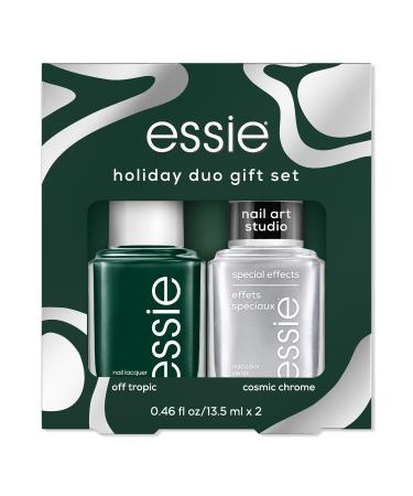 Essie Emerald Velvet Holiday Duo Gift Set Emerald Velvet
