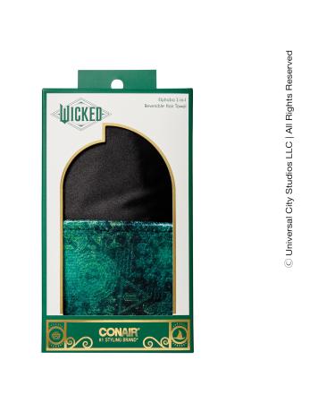 Discover Conair Wicked Satin Hair Towel Turban - Black 1 ct - Elevate Your Style Instantly! - Buy Online on GoSupps.com