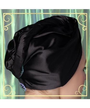 Discover Conair Wicked Satin Hair Towel Turban - Black 1 ct - Elevate Your Style Instantly! - Buy Online on GoSupps.com