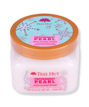 Tree Hut Peppermint Pearl Shea Sugar Scrub 18 oz