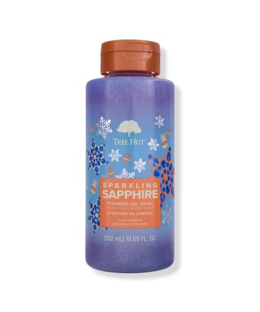 Tree Hut Sparkling Sapphire Foaming Gel Wash 18 oz