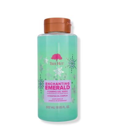 Tree Hut Enchanting Emerald Foaming Gel Body Wash 18 oz
