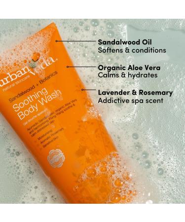 Discover Urban Veda Soothing Spa Sandalwood & Aloe Vera Body Wash 5.1 oz - Elevate Your Style Instantly! - Buy Online on GoSupps.com