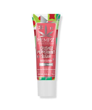 Hempz Limited Edition Crushed Peppermint Sugar Herbal Lip Balm 0.44 oz