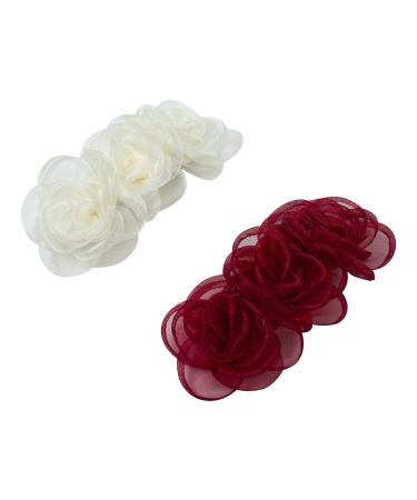 ScÃ¼nci Holiday Rosette Barrettes 2 ct - Transform Your Style with the Best Innovation Today! - Buy Online on GoSupps.com