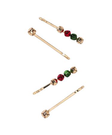 ScÃ¼nci Holiday Bell Bobby Pins 4 ct - Transform Your Style with the Best Innovation Today! - Buy Online on GoSupps.com