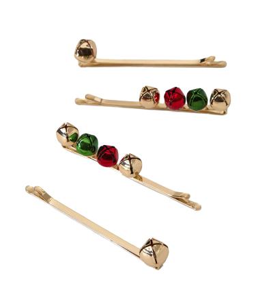ScÃ¼nci Holiday Bell Bobby Pins 4 ct - Transform Your Style with the Best Innovation Today! - Buy Online on GoSupps.com