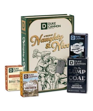 Duke Cannon Supply Co Naughty and Nice Bar Soap Gift Set