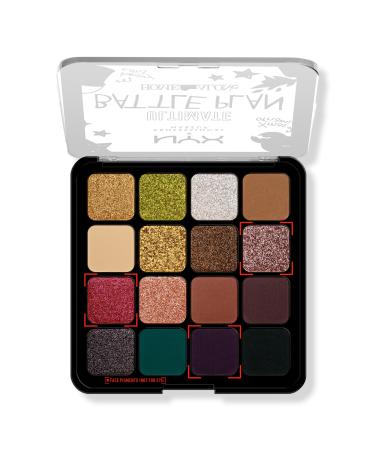 NYX Professional Makeup Limited Edition Home Alone Ultimate Battle Plan 16 Pan Shadow Palette
