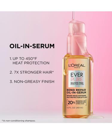 Discover L'OrÃ©al EverPure Bond Repair Oil-in-Serum for Hair Strength and Shine 1.6 oz - Elevate Your Style Instantly! - Buy Online on GoSupps.com