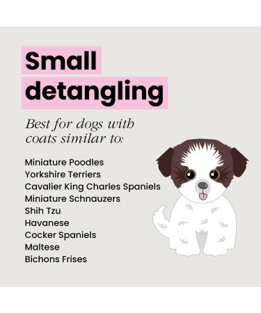 Tangle Teezer Small Detangling Dog Grooming Brush Lilac/Yellow - Transform Your Style with the Best Innovation Today! - Buy Online on GoSupps.com