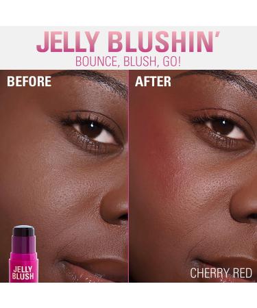 Revolution Beauty Jelly Blush Stick Lip & Cheek Stain Cherry Red (red stain with a juicy scent) - Transform Your Style with the Best Innovation Today! - Buy Online on GoSupps.com