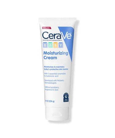 CeraVe Baby Moisturizing Cream, Gentle Moisturizer for Sensitive Skin & Eczema Prone Skin 8.0 oz