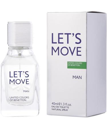 BENETTON LET'S MOVE by Benetton - EDT SPRAY 1.3 OZ - MEN
