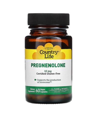 Country Life Pregnenolone 10 mg 60 Vegan Capsules