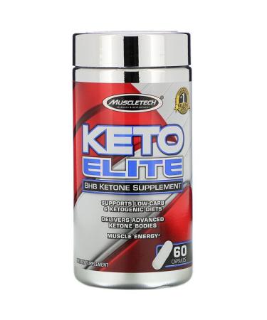 Muscletech Keto Elite BHB Ketone Supplement 60 Capsules