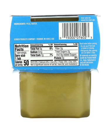 GoSupps.com - Gerber Pea 2 Pack 4 oz (113 g) Each - Buy Online on GoSupps.com
