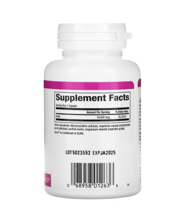 Natural Factors Extra Strength Biotin 10000 mcg - 60 Vegetarian Capsules for Healthy Hair, Skin & Nails - Buy Online on GoSupps.com
