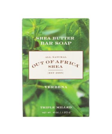 Out of Africa Shea Butter Bar Soap Verbena 4 oz (120 g)