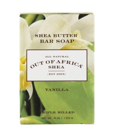 Out of Africa Pure Shea Butter Bar Soap Vanilla 4 oz (120 g)