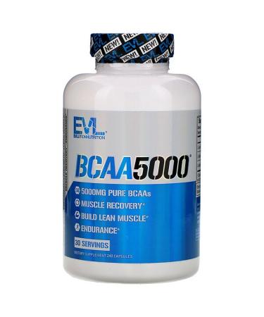 EVLution Nutrition BCAA5000 240 Capsules