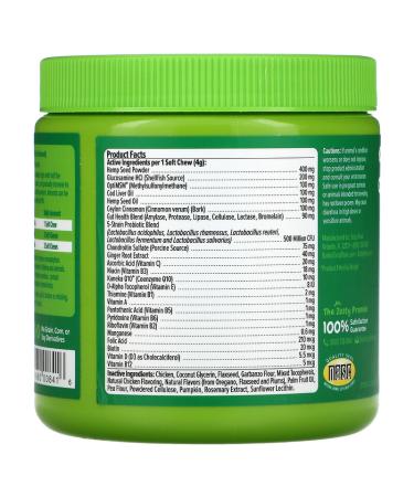 Zesty Paws 8-in-1 Hemp Bites for Dogs - Chicken Flavor, 90 Soft Chews, All Ages - Buy Online on GoSupps.com