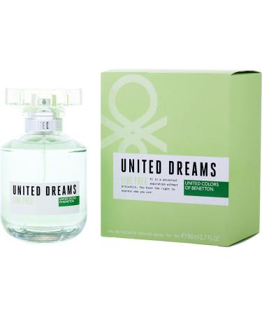 BENETTON UNITED DREAMS LIVE FREE by Benetton - EDT SPRAY 2.7 OZ - WOMEN