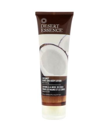 Desert Essence Hand and Body Lotion Coconut 8 fl oz (237 ml)