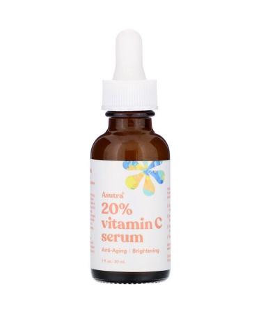 Asutra 20% Vitamin C Serum 1 fl oz (30 ml)