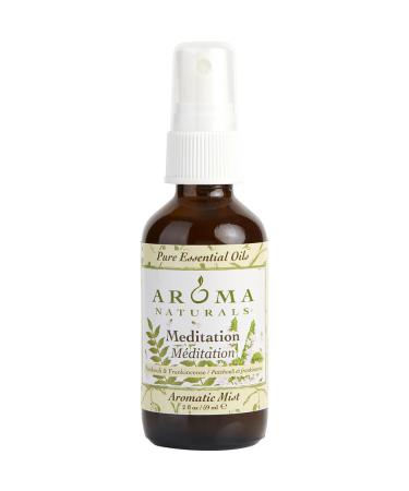 MEDITATION AROMATHERAPY by Mediation Aromatherapy - AROMATIC MIST SPRAY 2 OZ. COMBINES THE ESSENTIAL OILS OF PATCHOULI & FRANKINCENSE TO CREATE A WARM AND COMFORTABLE ATMOSPHERE. - UNISEX