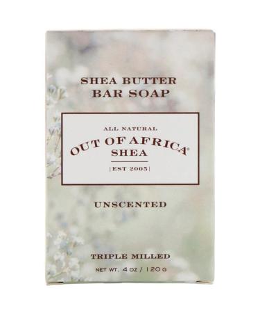 Out of Africa Shea Butter Bar Soap Unscented 4 oz (120 g)