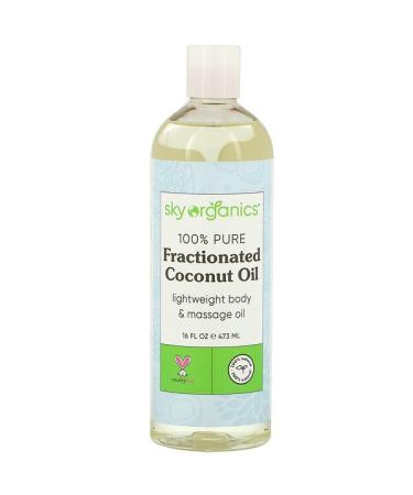 Sky Organics 100% Pure Fractionated Coconut Oil 16 fl oz (473 ml)