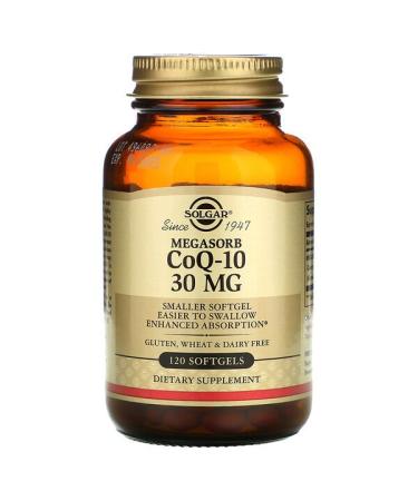 Solgar Megasorb CoQ-10 30 mg 120 Softgels
