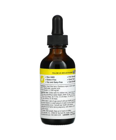 Eclectic Institute Kids Herbs Elderberry - Immune Support Syrup 2 fl oz (60 ml) - Buy Online on GoSupps.com