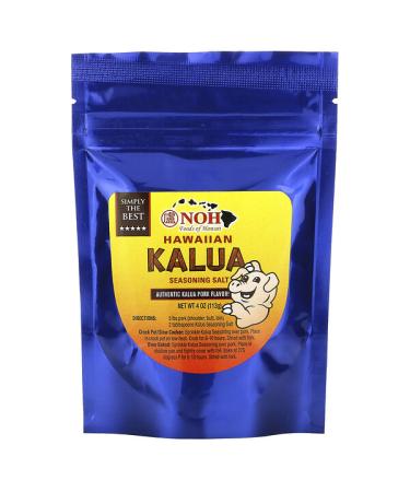 NOH Foods of Hawaii Hawaiian Kalua Seasoning Salt 4 oz (113 g)