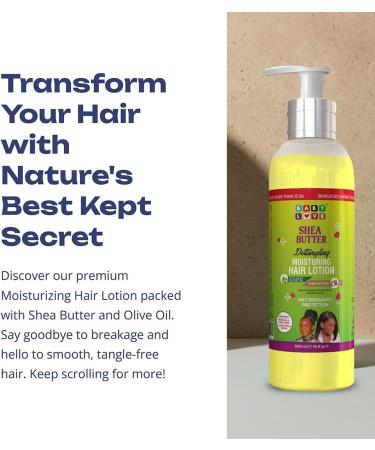 Baby Love Kids Natural Shea Butter Detangling Moisturizing Lotion 435ml - Gentle Hair Care Solution for Kids - Buy Online on GoSupps.com