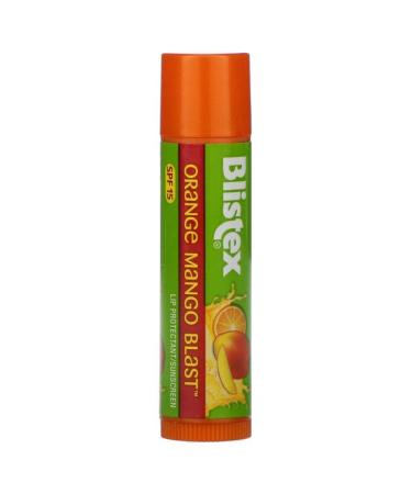 Blistex Lip Protectant/Sunscreen SPF 15 Orange Mango Blast 0.15 oz (4.25 g) - Buy Online on GoSupps.com